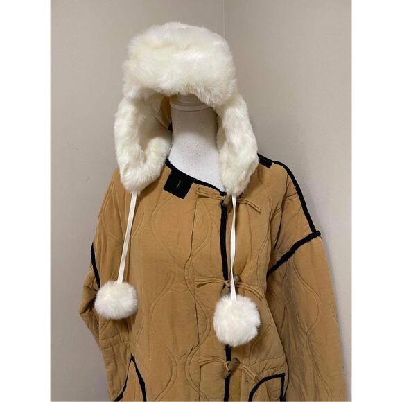 New Urban Outfitters Fuzzy Faux Fur Trapper Hat OS - Picture 3 of 5